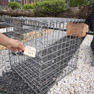 Gabion acier à remplir