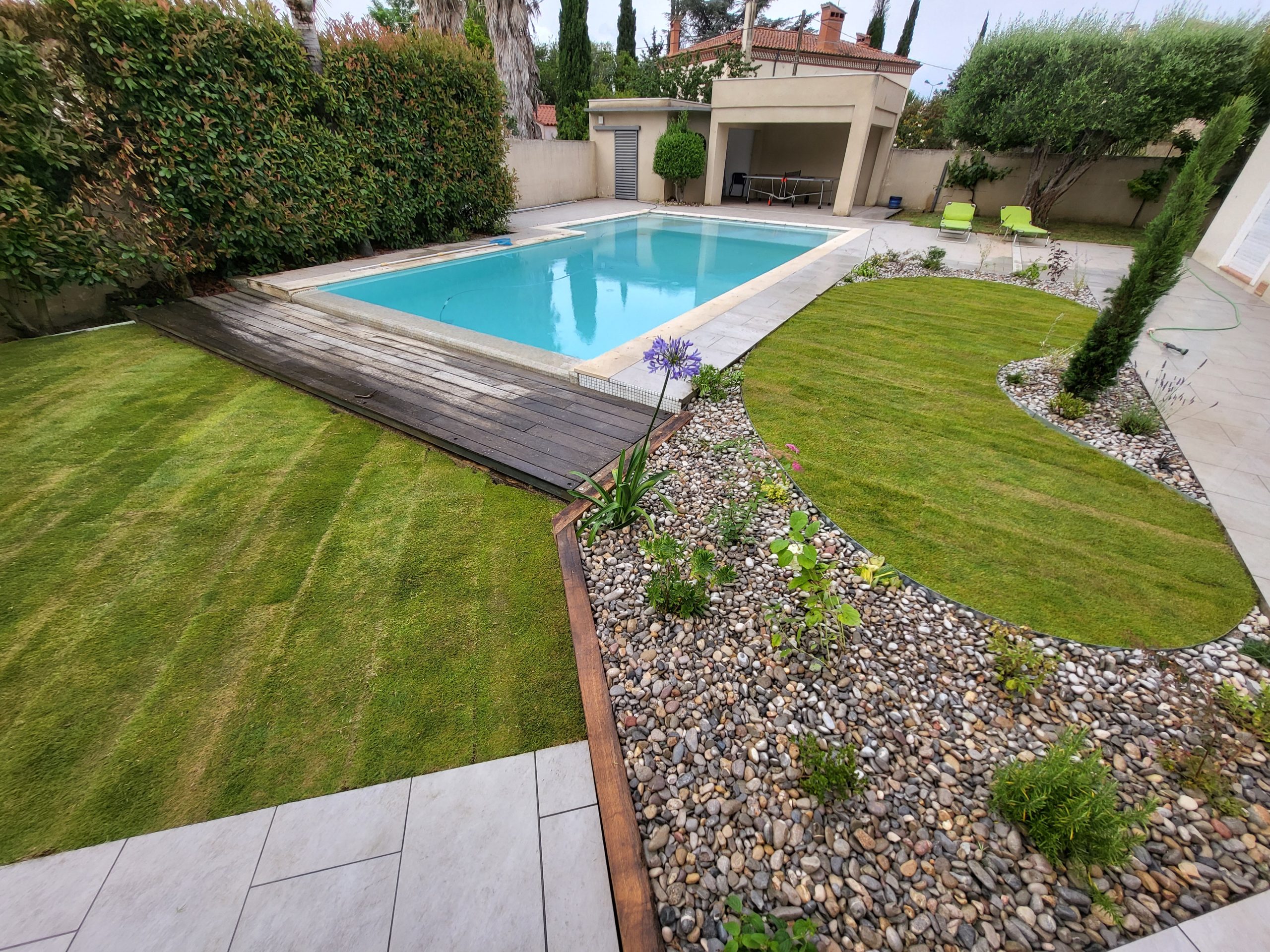 Jardin après les travaux