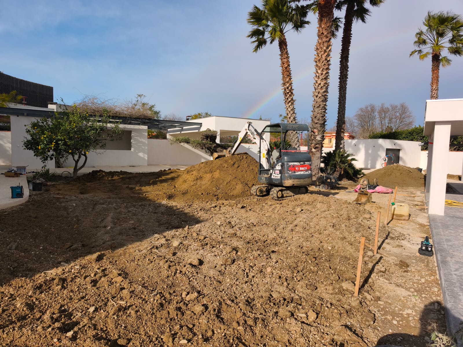 Jardin avant les travaux